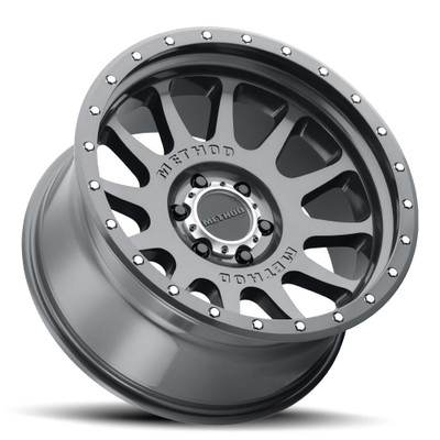 Method Race Wheels MR605 NV GLOSS TITANIUM Wheel 20x10 | 6x139.7 BC (6x5.5) | -24 Offset | 4.55 Backspacing - fits Chevrolet Silverado 1500 1999-2026, GMC Sierra 1500 1999-2026, Chevrolet Tahoe 1992-2026, Chevrolet Suburban 1992-2026, GMC Yukon 1992-2026, and 25 more