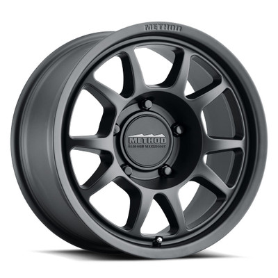 Method Race Wheels MR702 MATTE BLACK Wheel 17x8.5 | 5x150 BC | +0 Offset | 4.75 Backspacing - fits Toyota Land Cruiser 1998-2021, Toyota Tundra 2000-2021, Toyota Sequoia 2001-2022, Lexus LX470 1998-2007, Lexus LX570 2008-2021