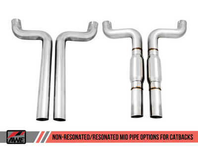 AWE Tuning 2016-2023 Chevy Camaro SS / ZL1 Resonated Conversion Kit - 3815-11036