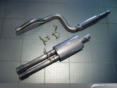 AWE Tuning Mk4 Golf and GTI Cat-Back Performance Exhaust - Dual Outlet - 3015-22020
