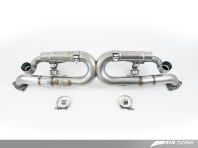 AWE Tuning Porsche 991 2012-2019 SwitchPath Exhaust for PSE Cars Diamond Black Tips | 3025-43012