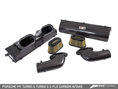 AWE Tuning Porsche 991 (991.2) 2017-2019 Turbo and Turbo S S-FLO Carbon Intake | 2660-13040