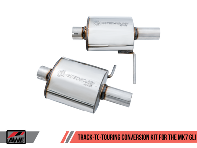 AWE Tuning 2018-2019 Volkswagen Jetta GLI Mk7 Touring Edition Exhaust Conversion Kit | 3815-11044