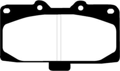 EBC 98-03 Nissan Skyline (R34) 2.5 GT (200) Greenstuff Front Brake Pads