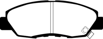 EBC 97 Acura CL 2.2 Yellowstuff Front Brake Pads