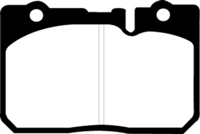 EBC 95-00 Lexus LS400 4.0 Greenstuff Front Brake Pads