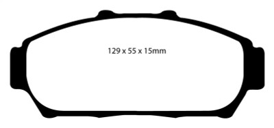 EBC 94-01 Acura Integra 1.8 Redstuff Front Brake Pads