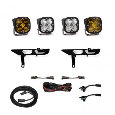 Baja Designs 2021-2026 Ford F150 Squadron Sport Fog Pocket Kit Amber product photo