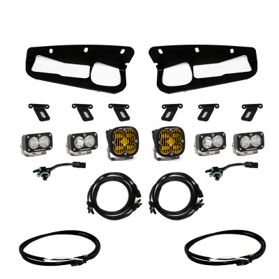 Baja Designs 2021-2023 Ford Bronco Fog Pocket Kit Amber product photo