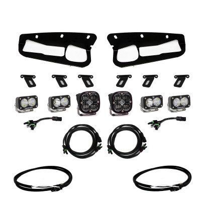 Shop for the BEST DEALS on Baja Designs 2021+ Ford Bronco Clear SAE Fog Pocket Kit w/Upfitter - 447761UP from JustBoltOns.com.