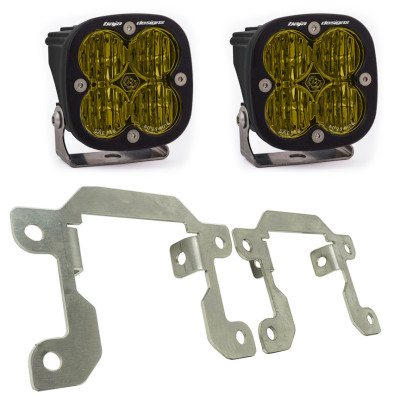 Baja Designs 2019+ Ranger Squadron Fog Pocket Kit Amber product photo
