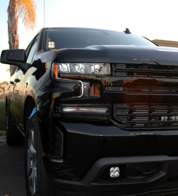 Baja Designs 2019+ Silverado / 2500 HD FPK Fog Pocket Kit product photo