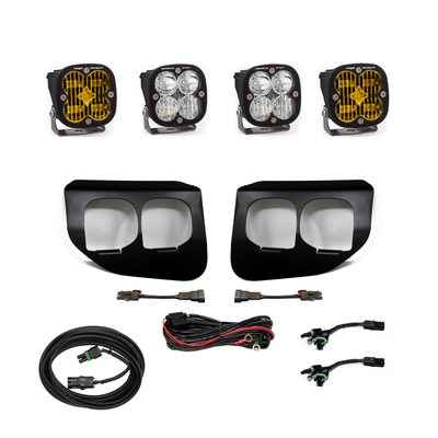 Baja Designs Ford Super Duty (20-On) Fog Pocket Kit Amber product photo