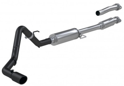 MBRP 3in Black Coated Catback Exhaust - 2021-2025 Ford F-150 2.7L/ 3.5L Ecoboost, 5.0L V8 Single Side - S5211BLK