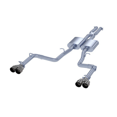MBRP ARMOR Lite Cat-Back Exhaust, Aluminized Steel - 2015-2023 Dodge Challenger 3.6L - S7111AL