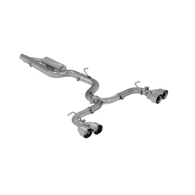 MBRP ARMOR Pro Cat-Back Exhaust, T304 Stainless Steel - 2015-2019 Volkswagen Golf R 2.0L - S4603304