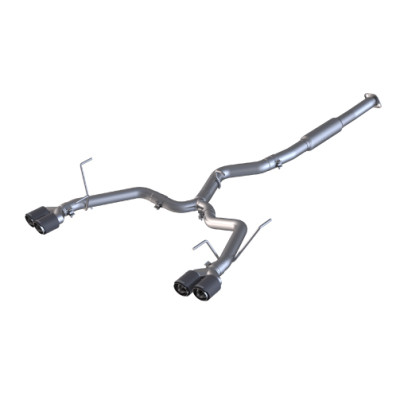 MBRP ARMOR Pro Cat-Back Exhaust, T304 Stainless Steel - 2011-2014 Subaru Impreza WRX 2.5L - S48023CF