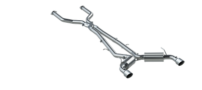 MBRP ARMOR Pro Cat-Back Exhaust, T304 Stainless Steel - 2016-2024 Infiniti Q50 3.0L - S4400304