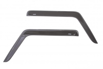 AVS 07-18 Jeep Wrangler (2 Door Only) Ventvisor Low Profile Window Deflectors 2pc - Smoke