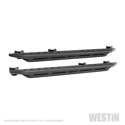 Westin Snyper Rock Slider, Textured Black | 2018-2026 Jeep Wrangler JL Unlimited 4DR Triple Tube Steps | 42-6025