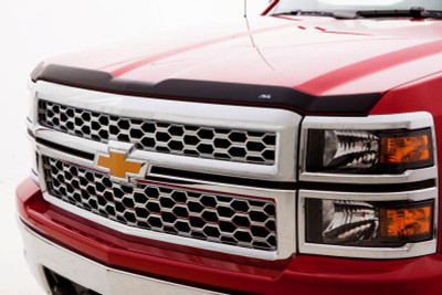 AVS 14-18 Toyota Tundra Aeroskin Low Profile Hood Shield - Matte Black