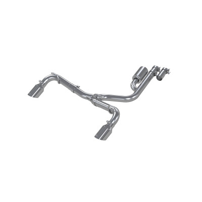 MBRP ARMOR Lite Resonator-Back Exhaust, Aluminized Steel - 2021-2024 Ford Bronco Sport 1.5L / 2.0L EcoBoost - S5207AL