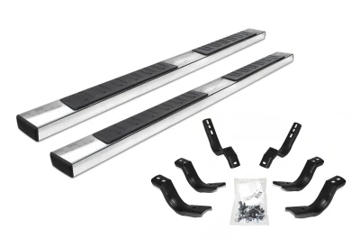 Go Rhino OE Xtreme II SideSteps (Complete Kit w/SideSteps + Brackets) for 2020-2026 Jeep Gladiator JT, Stainless Steel - Part #6862451687PS