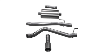 Corsa 2020-2024 Jeep Gladiator JT 3.6L, Single Side Exit Cat-Back Exhaust w/ Single 4in Polished Tip