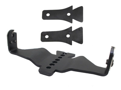 Go Rhino Light Mount for 2018-2026 Jeep Wrangler JL/JLU/Gladiator JT, Black - Part #731060T