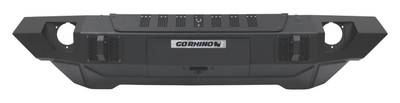 Go Rhino Trailline Front Straight Bumper for 2007-2022 Jeep Wrangler JL/JLU/JK/JKU/Gladiator JT, Textured Powder Coat - Part #230116T
