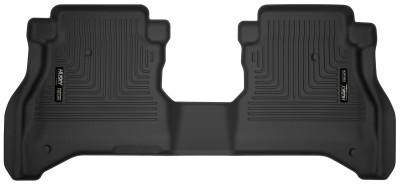 Husky Liners X-act Contour Floor Liner (2nd Row Seating), Black for 2020-2026 Jeep Gladiator Crew Cab - Part #54791