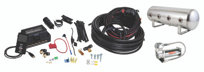 Air Lift Performance 3P (1/4 Air Line 2.5 Gal  Polished Aluminum Tank VIAIR 444C Comp)