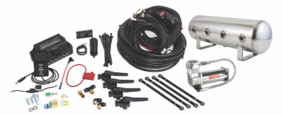 Air Lift Performance 3H (1/4 Air Line 2.5 Gal  Polished Aluminum Tank VIAIR 444C Comp)