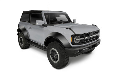 Bushwacker 2021-2024 Ford Bronco (2 Door) Extend-A-Fender Style Fender Flares - 4pc Smooth