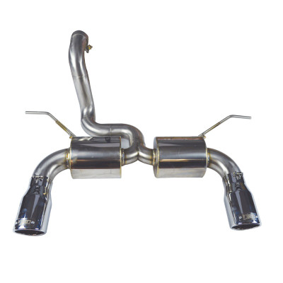 Injen 2018-2025 Jeep Wrangler JL L4-2.0L Turbo / V6-3.6L SS Axle-back Exhaust - Polished - SES5005P
