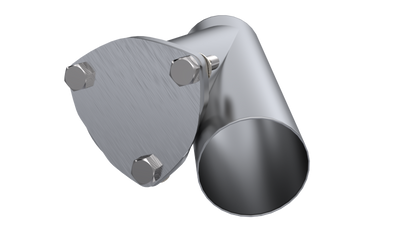 QTP 3.5in Weld-On QTEC Exhaust Cutout Y-Pipe