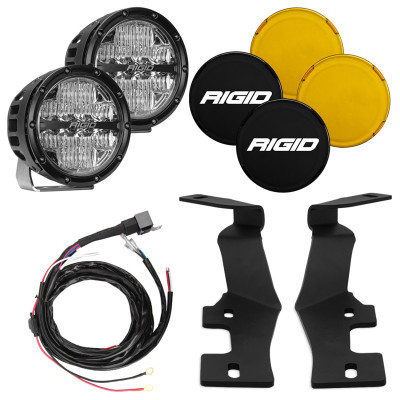 Rigid Industries 2019-2023 Dodge RAM 2500/3500 A-Pillar Light Kit (6in 360-Series) - 46720