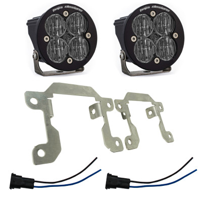 Baja Designs Ford/Subaru SAE Squadron Fog Light Pocket Kit - White - 447724