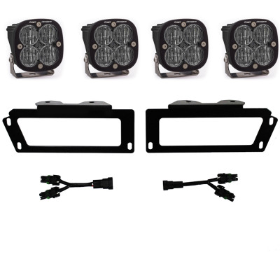 Baja Designs 09-12 Ram 2500/3500 Fog Pocket Kit - White - 447619
