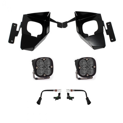 Baja Designs 16-18 Silverado 1500 Squadron Fog Pocket Kit Clear product photo