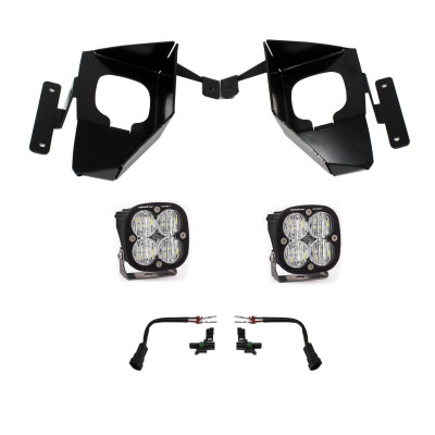 Baja Designs 16-18 Silverado Squadron Sport Fog Pocket Kit Amber product photo