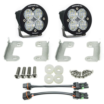 Baja Designs 2018-2026 Wrangler JL Sahara Squadron-R Sport Fog Pocket Kit product photo