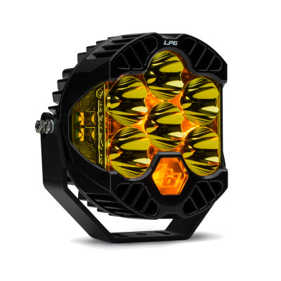 Baja Designs LP6 Pro Spot LED Light Pod Amber product photo
