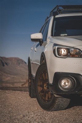 ICON Ricochet Satin Gold Wheel 17x8 | 5x100 BC | +38 Offset - fits Subaru Crosstrek, Subaru Forester, Subaru Impreza, Subaru Legacy, Subaru Outback, and 6 more