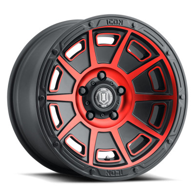 ICON Victory Satin Black Wheel 17x8.5 product photo