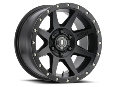 ICON Rebound Satin Black Wheel 17x8.5 product photo