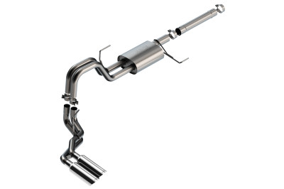 Borla 2021-2023 Ford F-150 Powerboost 3.5L V6 2WD & 4WD 4DR 3in, 2.25in S-TYPE Catback w/ Chrome Tips