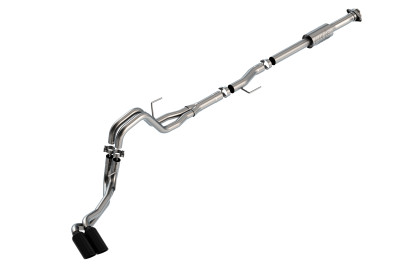 Borla 2021-2024 F-150 2.7L/3.5L 4DR CC SB EC STB LARI/KING R/PLINUM/LTD 3/2.25 DSE CB AK BLK CHR Tips