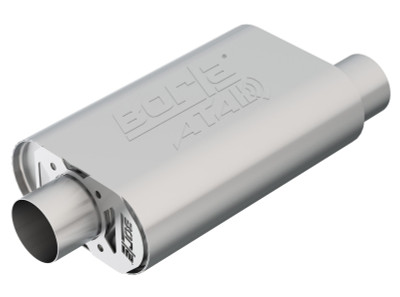 Borla CrateMuffler SBC Hot 350/383 3 inch Offset/Center 14in x 4.35in x 9in Oval Muffler