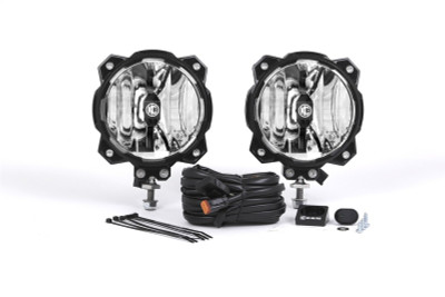 KC HiLiTES 6in. Pro6 Gravity LED Light 20w Single Mount SAE/ECE Driving Beam (Pair Pack System) - 91303